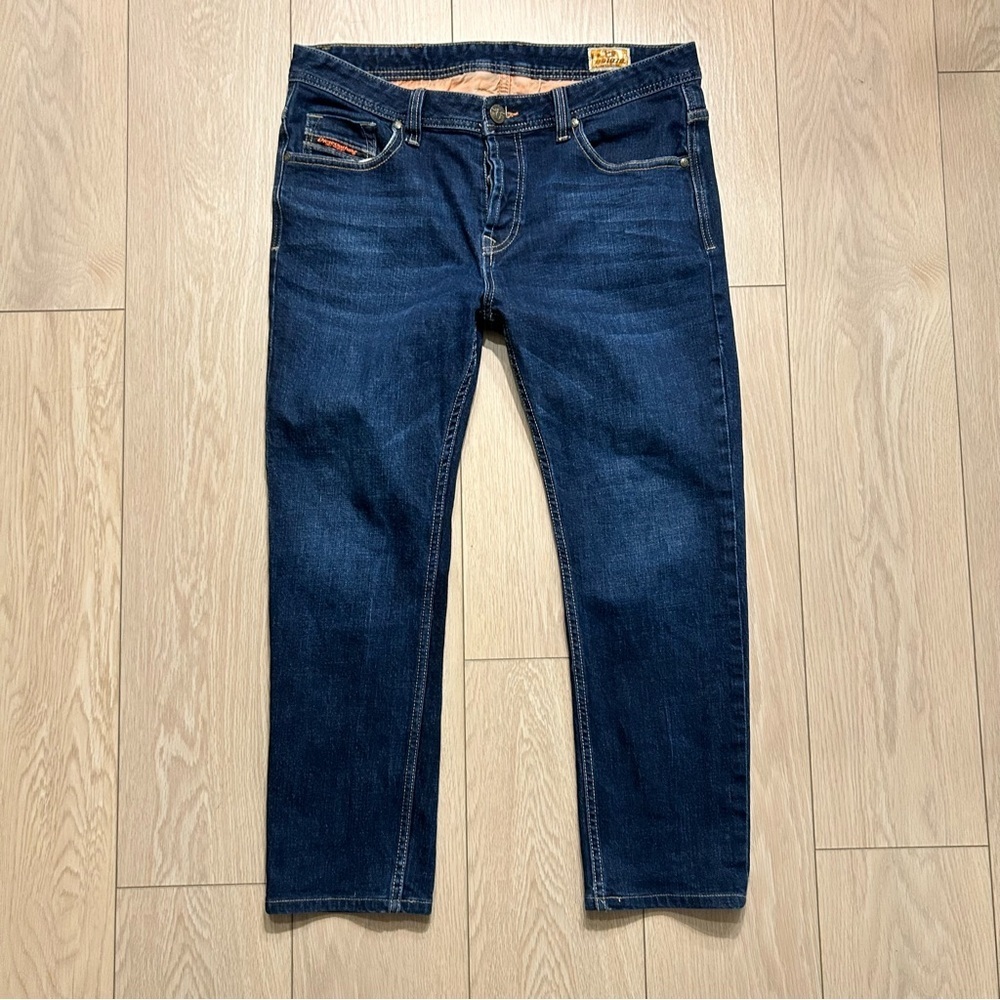 Diesel Men's Dark Blue Denim Jeans Only The Brave Waist 36 Button Fly